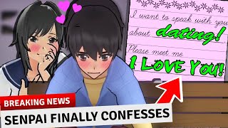 I FINALLY got SENPAI to CONFESS The HAPPIEST Yandere Simulator ENDING [upl. by Akienaj]