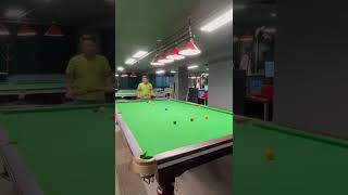 Unbelievable Snooker Shot 3Cushion Red Precision Not Luck shorts [upl. by Goeger441]