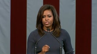 Michelle Obama Trumps groping comments have quotshaken to me to my corequot [upl. by Geoffry]