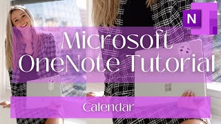 Microsoft OneNote  How to add Calendar [upl. by Reede222]