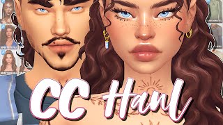 OVER 150 NEW CC ITEMS  sims 4 male amp female cc haul 91 🌿  links [upl. by Aramad]