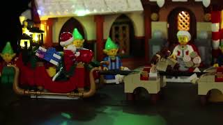 LEGO Santas Workshop 10245 Light Kit lego legomoc legochristmas christmas merrychristmas [upl. by Leiand]