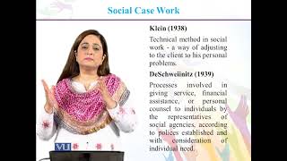 Social Case Work  Introduction to Social Work  SOC301Topic033 [upl. by Okemak328]