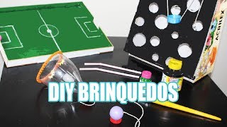 COMO FAZER 3 BRINQUEDOS RECICLÁVEIS [upl. by Annairda]