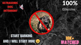 Stop A Dog Barking part 5  Ultrasonic Dog Deterrent Sound  Ultrasonic Dog Sound  Silencer Sound [upl. by Aramahs]