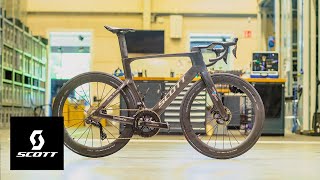 Building Romain Bardets Tour de France Bike  The AllNew SCOTT Foil RC [upl. by Irt]