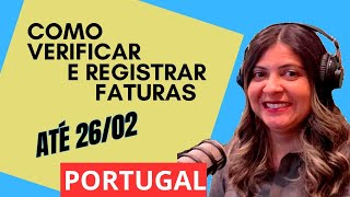 Como validar e registrar faturas no efatura em Portugal [upl. by Aivila522]