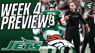 Denver Broncos vs New York Jets PREVIEW  Week 4 2024 [upl. by Sirrap]