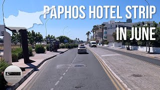 Paphos Hotel Strip in June [upl. by Claus]