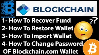 How To Recover Of Blockchain Wallet  Best Bitcoin Wallet [upl. by Akitahs486]