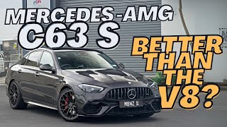 2024 MercedesAMG C63 S full review [upl. by Hospers35]