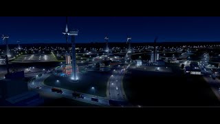 Vanilla Traffic Flow  CitiesSkylines  Flâteau 01 [upl. by Eatnuahc]