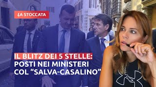 Il blitz dei 5 Stelle posti nei ministeri col “salvaCasalino” [upl. by Robenia]