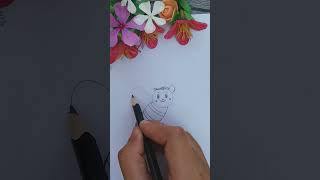 How to Draw Honey Bee🐝 drawing art easydrawing floral bee basicdrawing [upl. by Broadbent655]