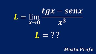 Cómo Resolver Límite Trigonométrico con Indeterminación 00 Lim x tiende a cero 0 tanx  sin x x3 [upl. by Ettenay266]