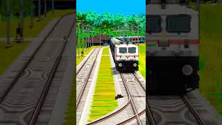 TRAIN CURVING AT HIGH SPEED  TRAIN ACCIDENT BeamNGDrivetrain shorts beamng [upl. by Arlen667]