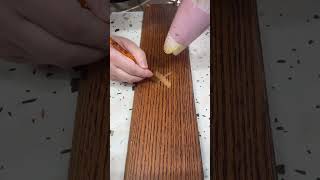 Furniture repair training school Handicraft Solid wood furniture repair Paint deep scratch repai [upl. by Gladis]