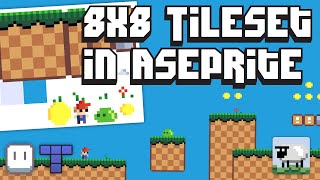 Tileset in aseprite erstellen PixelartTutorial [upl. by Reichert2]