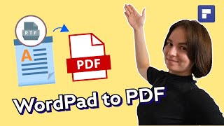 WordPad to PDF How to Process It without SoftwareOffilineOnline [upl. by Ernaline]