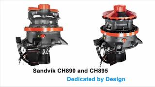 Sandvik cone crushers CH890 CH895 [upl. by Eidac]