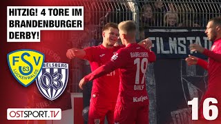 Hitzig 4 Tore im Brandenburger Derby Luckenwalde  Babelsberg  Regionalliga Nordost [upl. by Townshend]