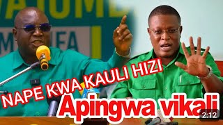 KIMEUMANANAPE APINGWA VIKALI KWA UPUUZI ALIUONGEA MBELE YA ALAIKI YA WATU [upl. by Clance]