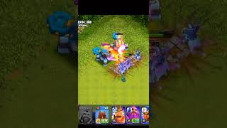 Level 10 Hog Wizard 8 Troops Vs Level 2 Scattershot amp Level 8 Bomb Tower clashofclans shorts [upl. by Buffo494]