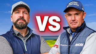 Peter Finch vs Pádraig Harrington 9 Hole Match [upl. by Nnaeus575]