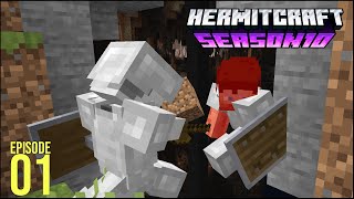 Teaching My Best Friend To Hermitcraft  Hermitcraft 10  Ep 01 [upl. by Sirac]