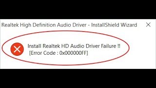 Fix Install Realtek HD Audio Driver Failure in windows 10 [upl. by Brandenburg820]