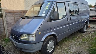 FORD TRANSIT MK5 LWB RESTORATION DAY 8 [upl. by Reginald949]