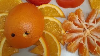 PEEL PEANUTS AND SLICING FRUITS viralvideo Trending fruits asmr art food [upl. by Yecies]