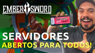 Agora VOCÊ pode PARTICIPAR do SORTEIO e AIRDROP EMBER SWORD libera OPEN BETA TODOS podem JOGAR [upl. by Arihsak]