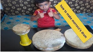 How to make Darbouka🎺 Moroccos Drums🎷Comment faire une darboukaTambour marocain [upl. by Eatnohs]