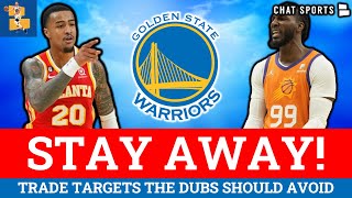 Warriors Trade Targets TO AVOID Ft Eric Gordon John Collins amp Jakob Poeltl  Warriors Trade Rumors [upl. by Emilie]