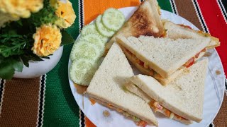 Authentic Sandwich Recipe by Zaras Mom  স্যান্ডউইচ sandwich fastfood homemade [upl. by Nadnarb426]