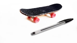 COMO FAZER UM FINGERBOARD USANDO PAPEL MINI SKATE DE DEDO DIY [upl. by Ahtelrac19]