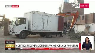 Violentos desalojos en Surco para construcción de Via Expresa [upl. by Elolcin]