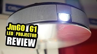 Review JmGO G1 LED Projector  TV Movies Gaming… [upl. by Czarra]