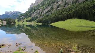 Hiking  Seealpsee in Appenzell Part3 4K [upl. by Nahej]