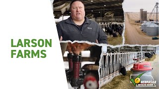 Larson Farms  A Nebraska Soybean Board Farm Feature [upl. by Drhcir]