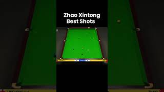 Zhao Xintong TOP Super Snooker Shots snooker snookermoments [upl. by Dasha]