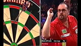 Hankey vs OShea Darts World Championship 2004 Quarter Final [upl. by Annayek]