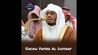 Sheikh Yasser Al Dossary Beautiful Reaction sheikhyasseraldossary quranharamainvoice [upl. by Noelyn648]