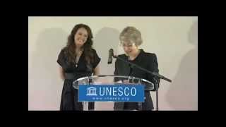 Sarah Brightman recieves UNESCO Artist for Peace award [upl. by Takakura]