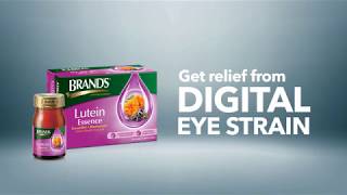 Relieve Digital Eye Strain with BRANDS® Lutein Essence [upl. by Eelrefinnej]