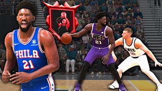 JOEL EMBIID BUILD IS THE ULTIMATE CENTER BUILD FOR RANDOM REC ON NBA 2K25 [upl. by Cowden]