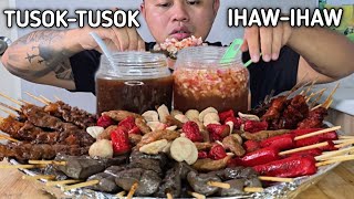 TUSOKTUSOK AT IHAWIHAW  FILIPINO STREETFOOD  MUKBANG PHILIPPINES  TOL BULOY MUKBANG [upl. by Cornie851]