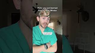 Miralax those bowels medicalstudent doctor doctors nurses medicaleducation comedy [upl. by Ailaro]