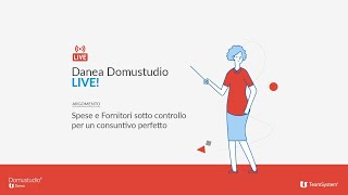 Spese e Fornitori sotto controllo per un consuntivo perfetto  Danea Domustudio LIVE [upl. by Airotel]